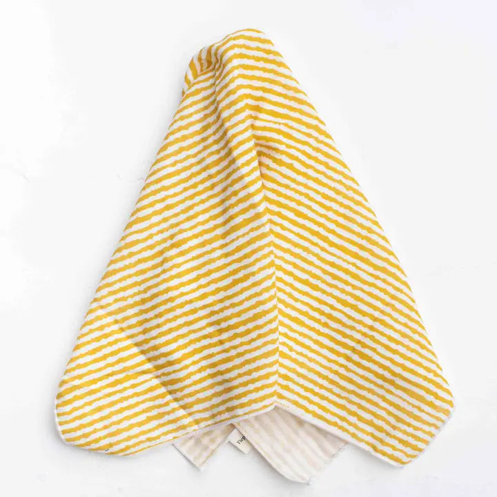 Bandana- Yellow & White Striped