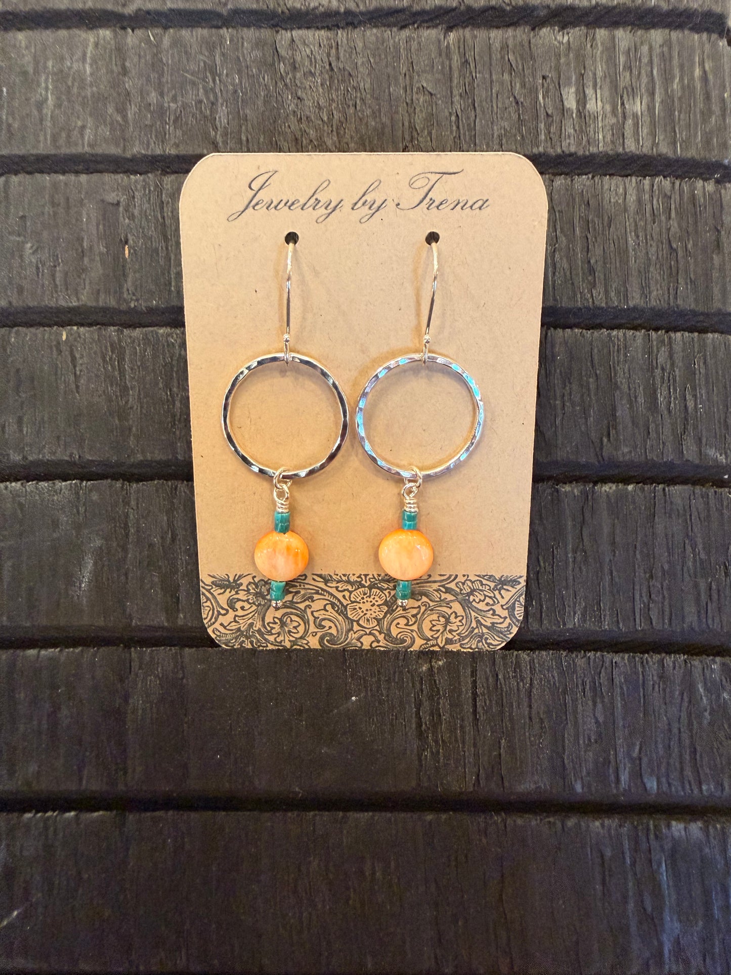 Sterling Silver Spiny Oyster Earrings