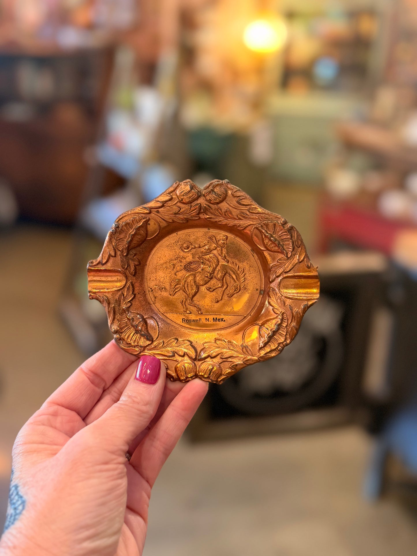 Vintage Copper Ashtray