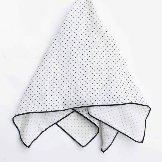 Bandana- Black & White Hearts