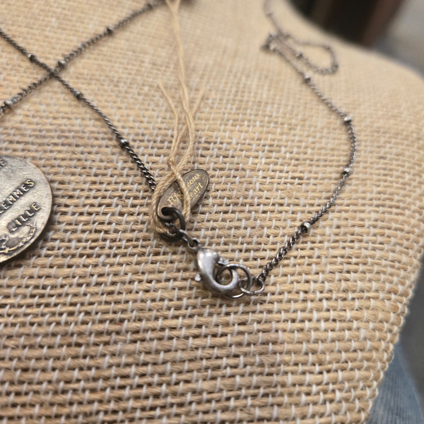 Vintage Madonna Charm Necklace