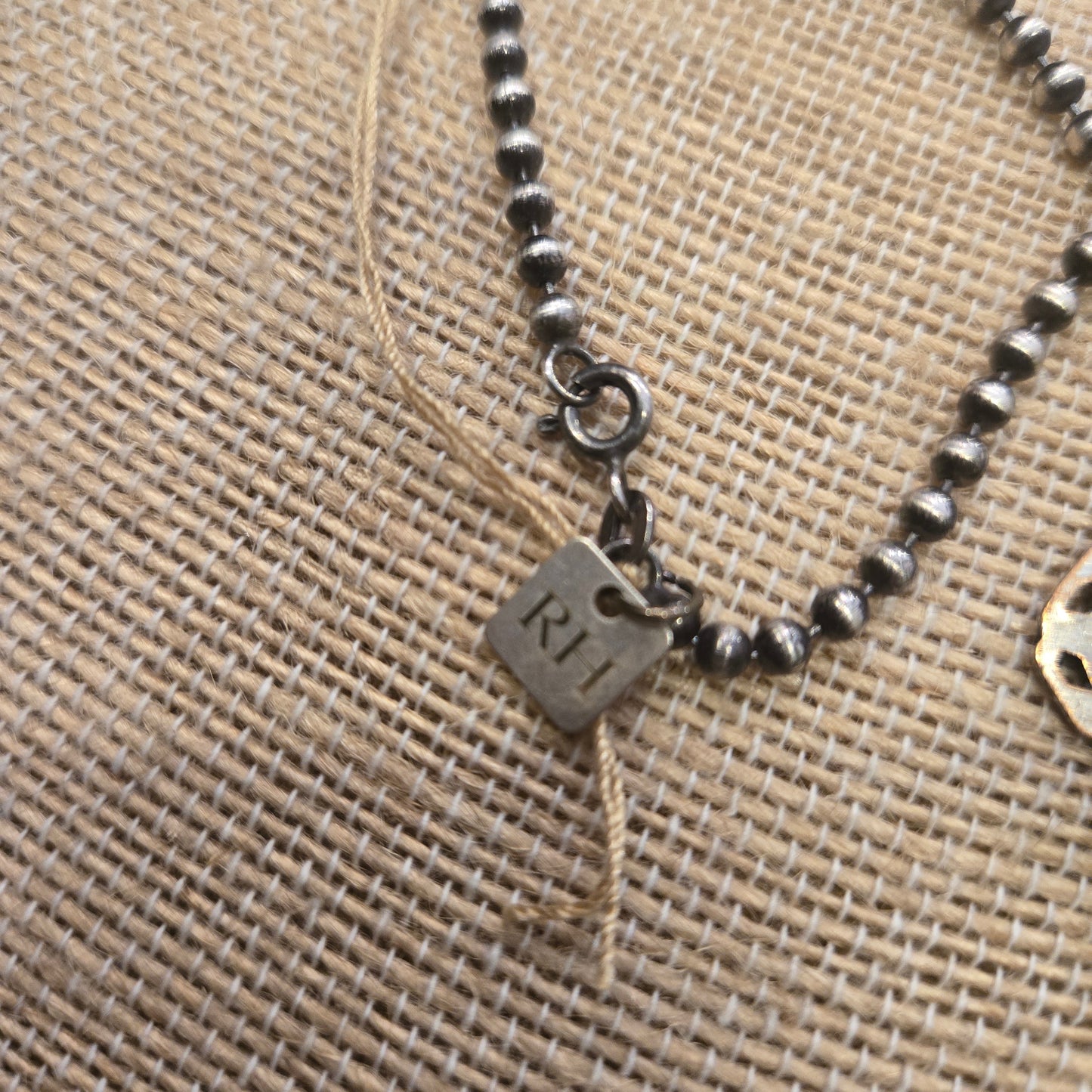 Vintage Our Lady of Lourds Charm Necklace