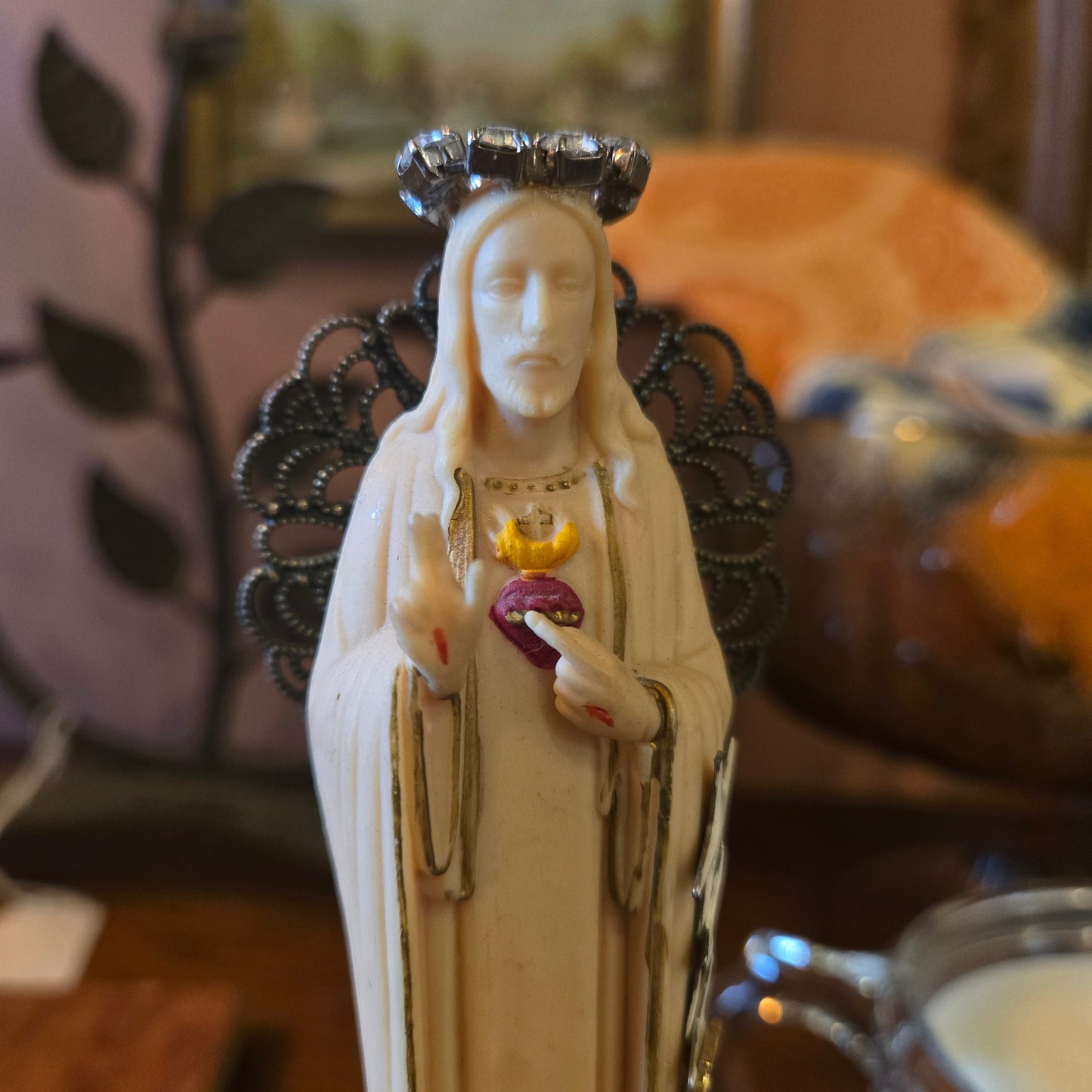 Vintage Jesus Statuette