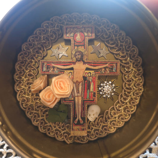 Vintage Can Altar