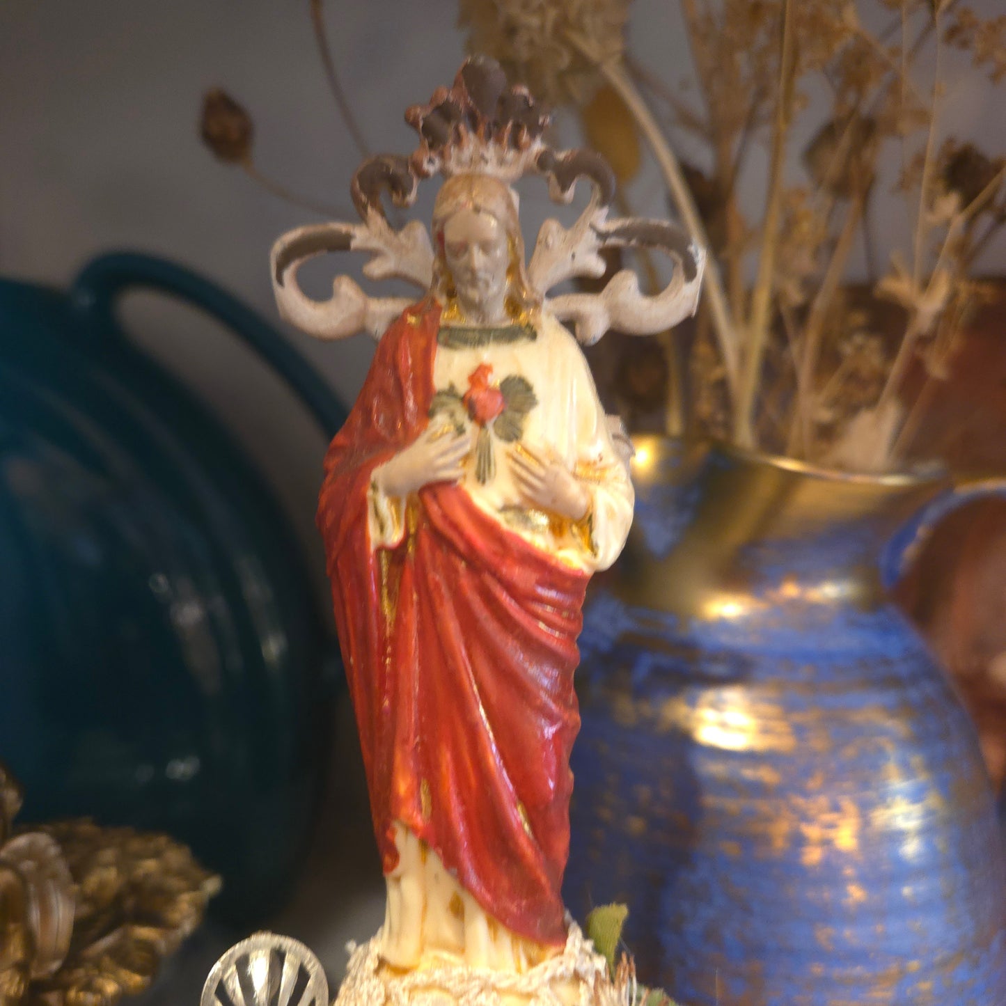 Vintage Jesus Statuette