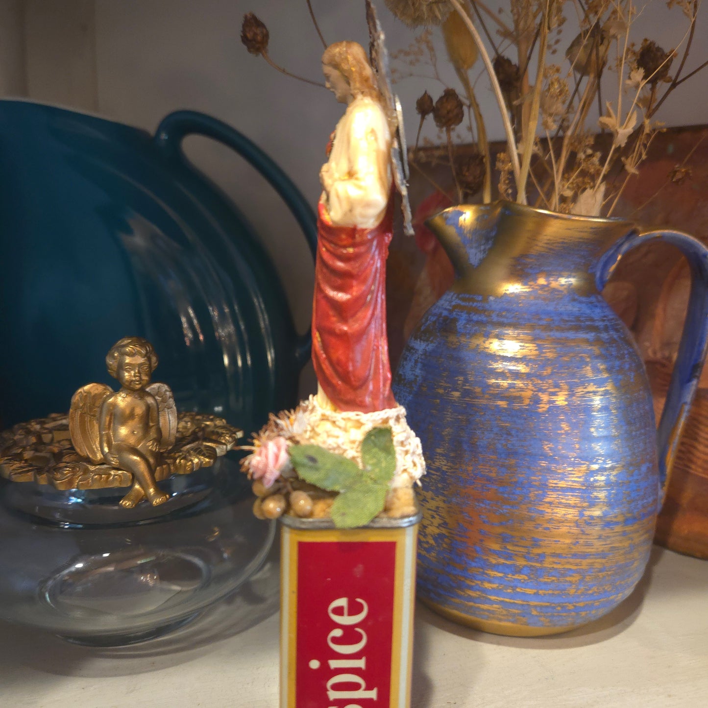 Vintage Jesus Statuette