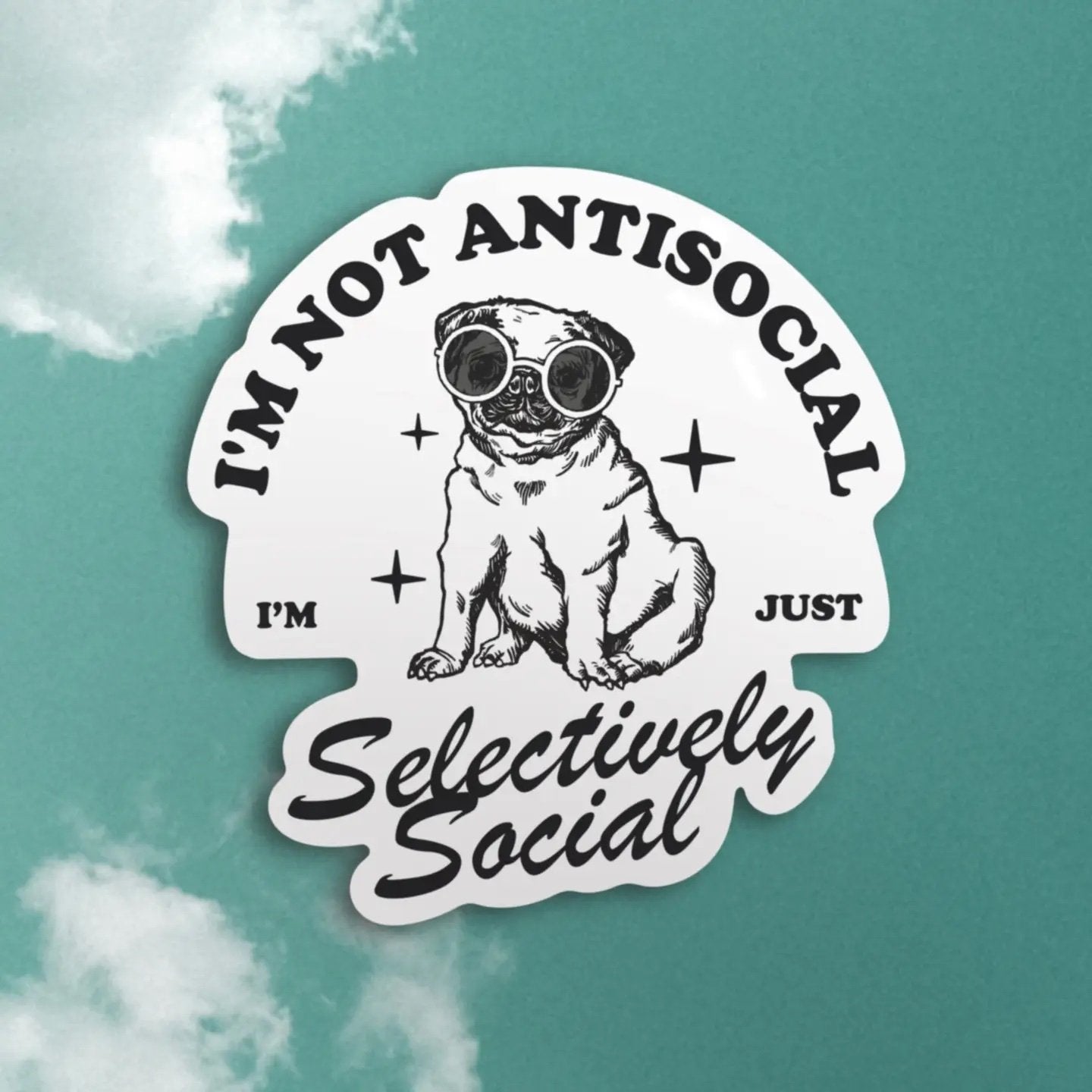 Antisocial Sticker