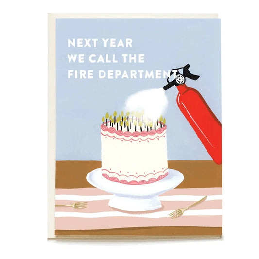 Calling the Fire Department Card
