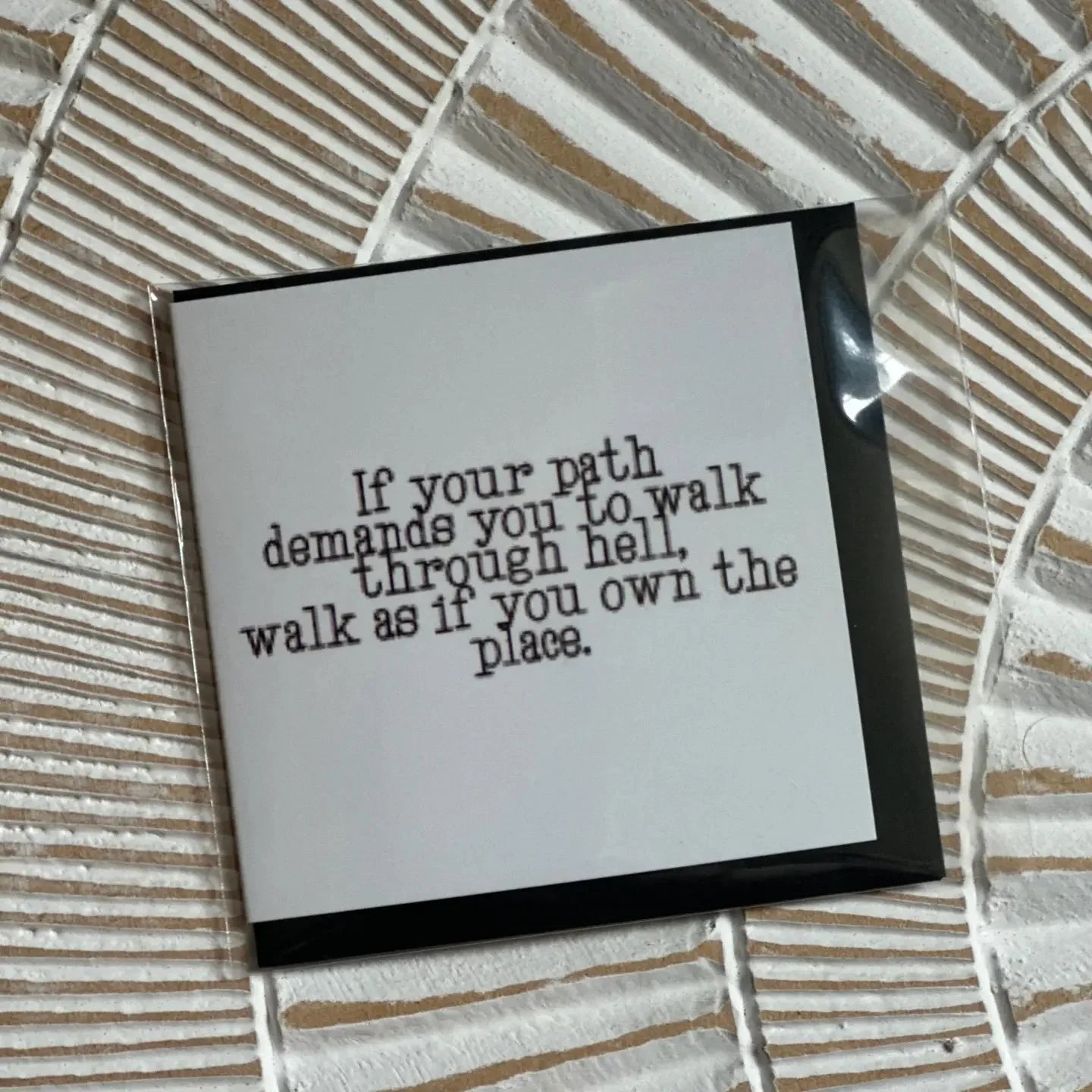 Walk Through Hell Mini Card
