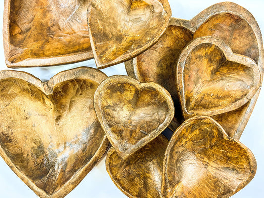 Wooden Heart Bowl - Small