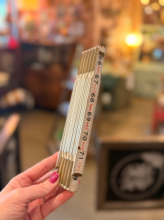 Vintage Accordian Folding Ruler