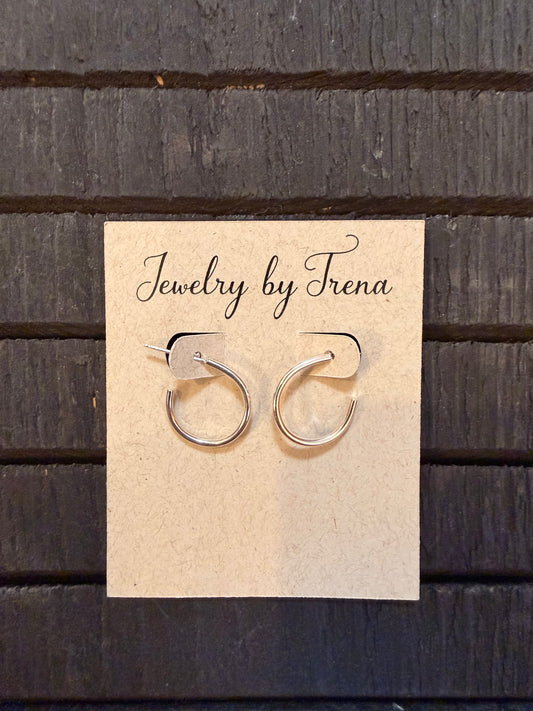 Sterling Silver Hoop Earrings