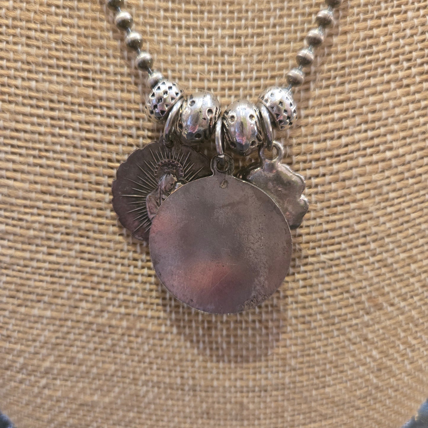 Vintage St. Anne Charm Necklace