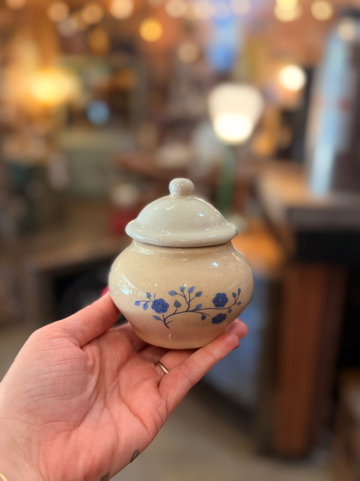 Vintage Candle With Lid - Caramel Whiskey