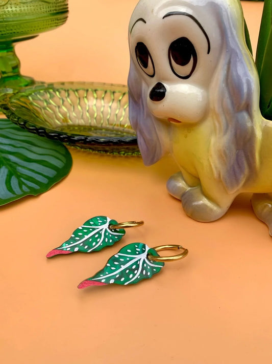 Begonia Leaf Earrings