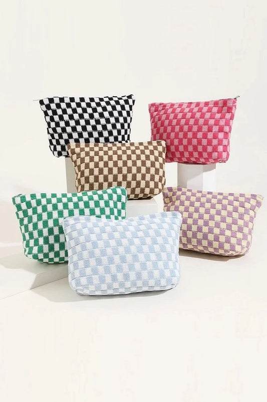 Checkered Pouches Assorted