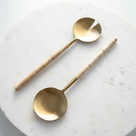 Gold & Jute Wrapped Servers