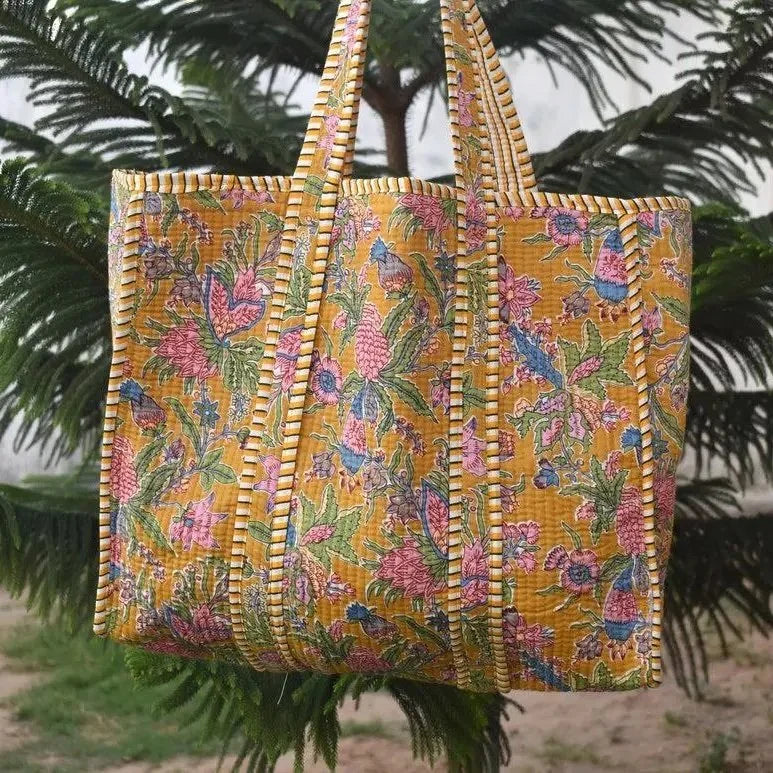 Quilted Handbag Tote