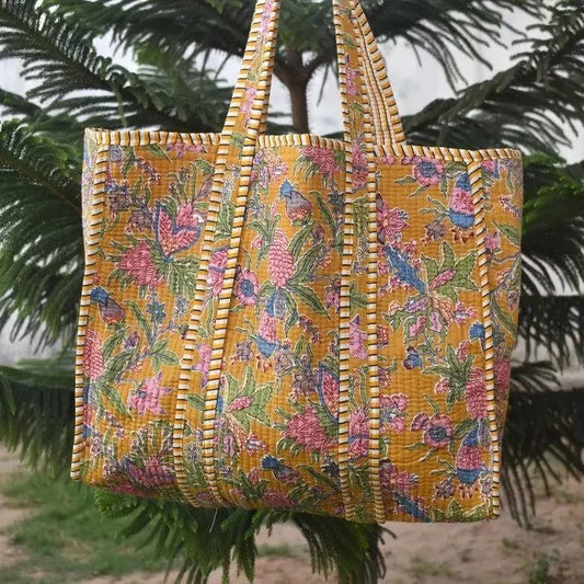 Quilted Handbag Tote
