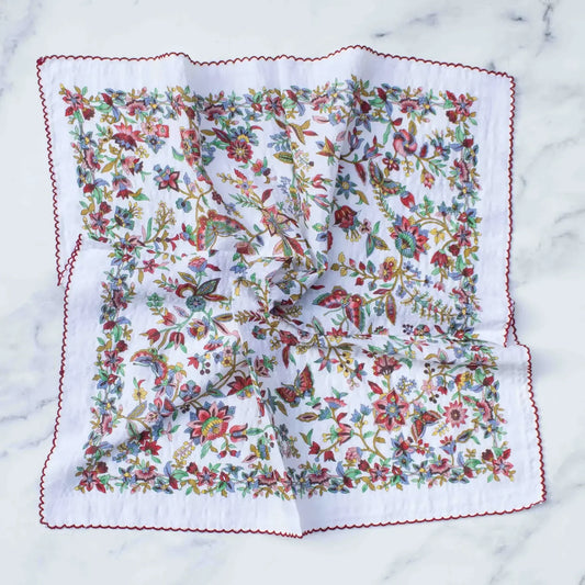 Floral and Butterfly Bandana