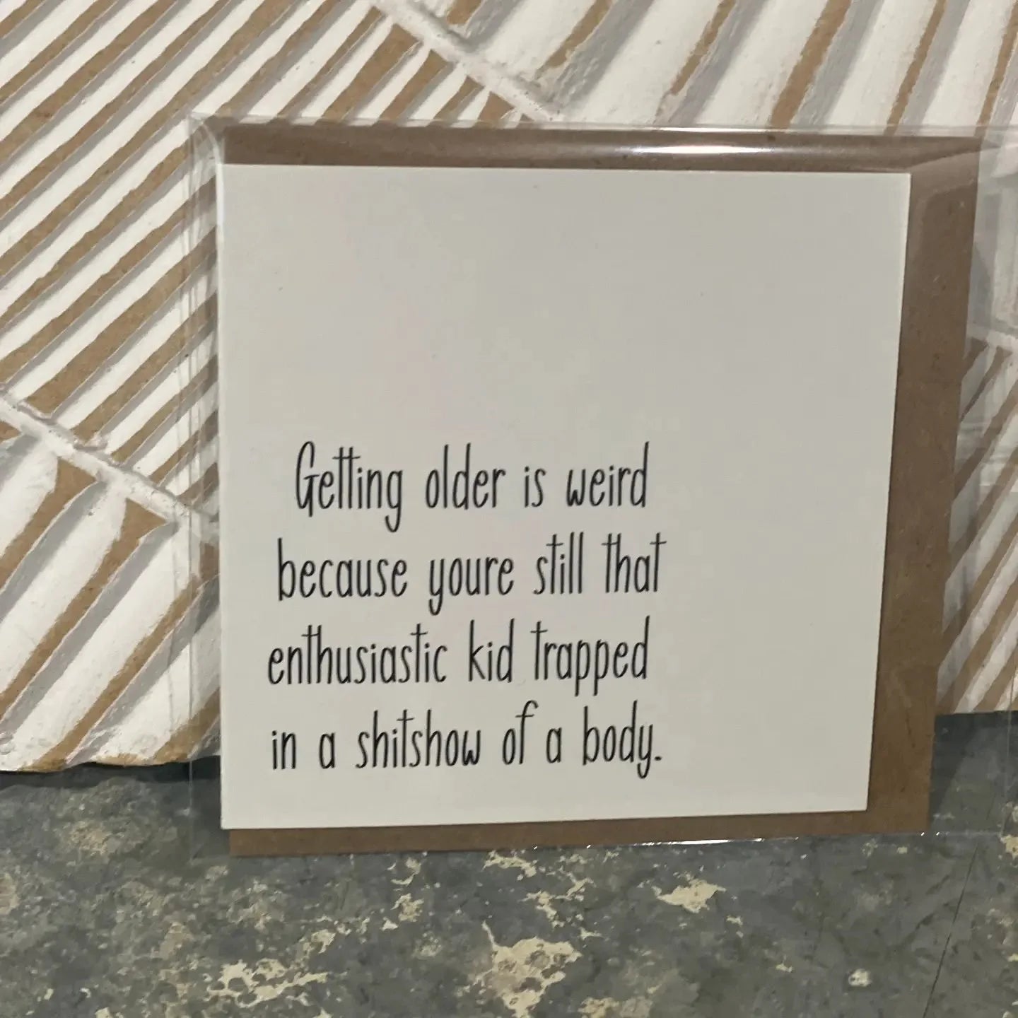 Getting Older Mini Card
