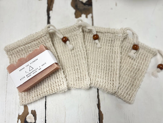 All Natural Sisal Soap Bags